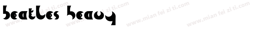 Beatles Heavy字体转换